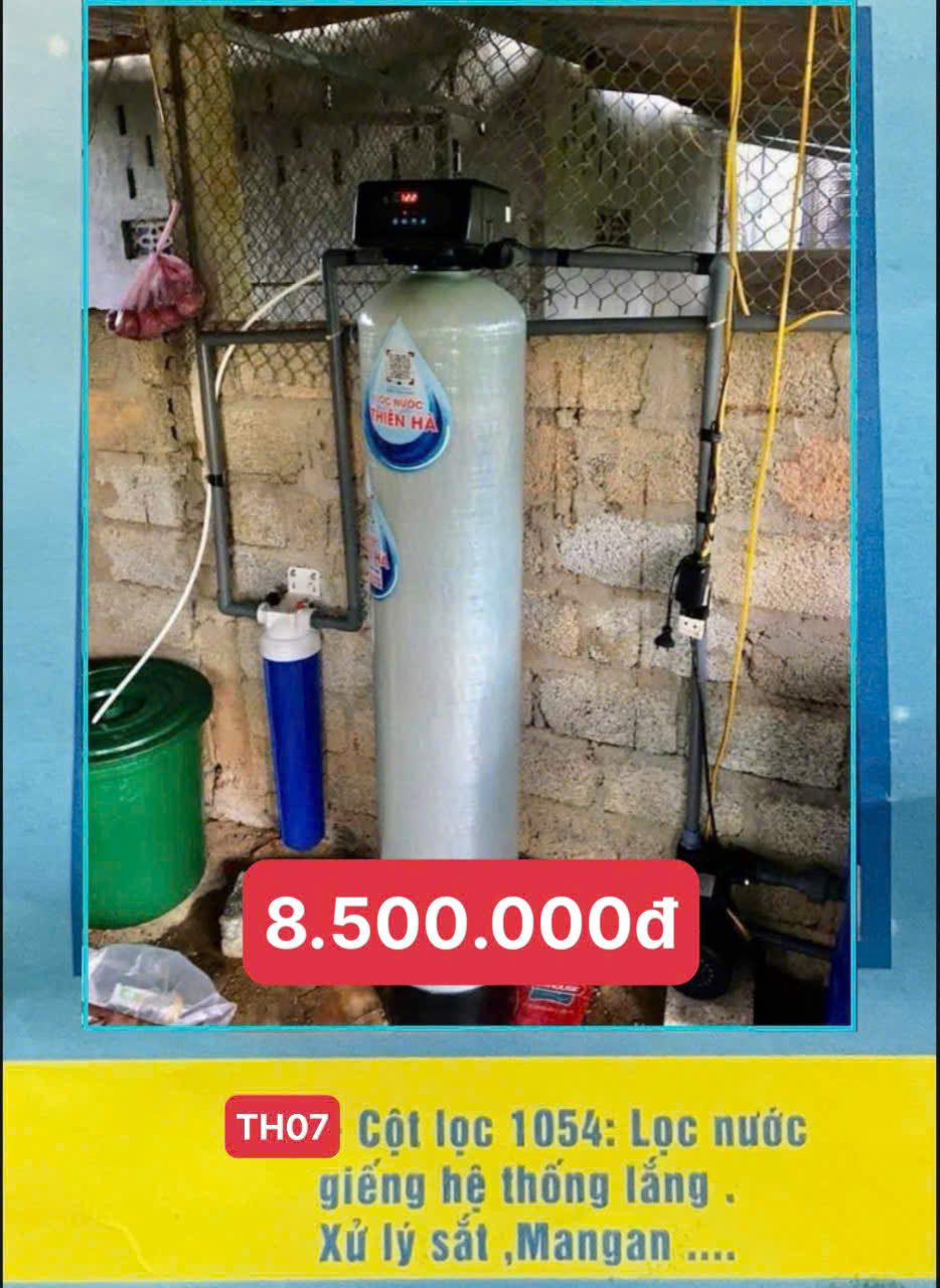 TH -07 Cột 1054 van tự động xử lý nước nhiễm đá vôi